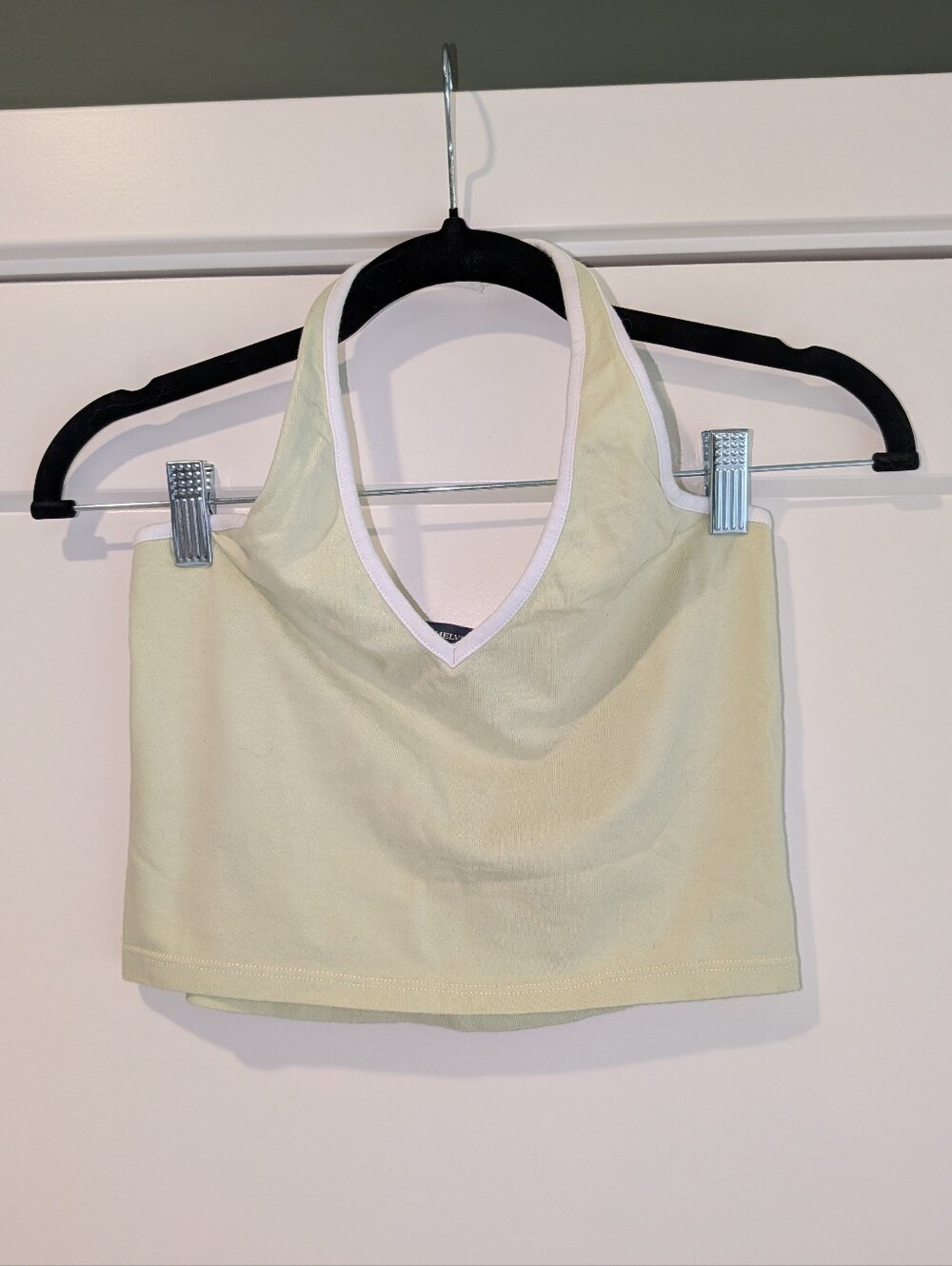 4/$16 ❇️ Brandy Melville Crop Light Lime Green Halter Top